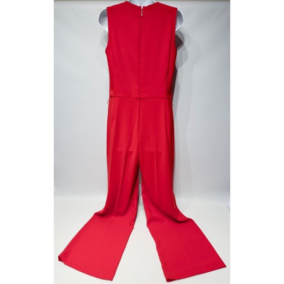 NWT $225 Lauren Ralph Lauren Wide Leg Sleeveless Jumpsuit Romper Women 6 no belt - Picture 2 of 15